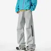 Calça Esportiva Impermeável para Exterior de Secagem Rápida Estilo Americano Roupa de Trabalho Versátil à Prova de Vento Casual Unissex Calça para Camping e Caminhada
