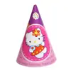 Sombreros de Cumpleaños Nuevos Transfronterizos para Niños Sombreros de Fiesta Sanrio Decoración de Fiesta Suministros de Papel Desechables para Fiesta Venta al por Mayor