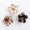 Gurex Jewelry Estilo Meio do Século Casco de Tartaruga High-End Flor Pegador Rabo de Cavalo Meio Preso Grampo de Cabelo Frangipani Acessórios de Cabelo para Mulheres
