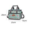 Amazon Bolsa de Almuerzo Térmica de 8L Bolsa de Almuerzo Portátil Plegable para Viajeros Bolsa Térmica Impermeable Tela Oxford Bolsa Térmica para Niños
