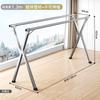 Tendedero plegable para ropa para uso en interiores, adecuado para balcones y dormitorios domésticos, hecho de acero inoxidable, con una barra extensible para secar edredones al aire libre