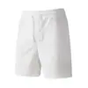 Exportación Transfronteriza Hombres Europeos y Americanos Verano 2025 Nuevo Corduroy 3D Color Sólido Cordón Holgado Pantalones Cortos Deportivos para Hombres