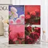 Bolsa de Regalo para el Día de San Valentín Chino Bolsa Creativa Transparente para Empaque de Regalo Flor Sanadora Flor de Rosa Bolsa de Regalo