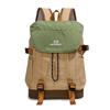Mochila Casual Japonesa com Cordão Transfronteiriça com Capa, Mochila de Viagem Leve de Nylon em Cores Contrastantes, Bolsa Estudantil Coreana da Moda