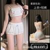 Lencería sexy japonesa de dibujos animados suave Laurel perro chica tubo superior invierno dulce inalámbrico ropa cómoda traje