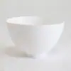 Bol Mezclador de Yeso Blanco para Aromaterapia, Gran Capacidad, Translúcido Visible, Vaso Medidor de Silicona Suave Graduado, Paleta Mezcladora Grande