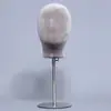 Soporte de Peluca de Terciopelo de Color Maniquí Cabeza Accesorios para Sombrero Modelo Pantalla