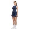 Falda de tenis de secado rápido, transpirable y antideslizamiento, de una pieza, para yoga, con tirantes adelgazantes falsos de dos piezas, ajustada y para fitness.