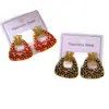 Pendientes Geométricos de Acero Inoxidable 304 con Forma de Corazón y Concha, No se Desvanecen, Pendientes de Moda y Versátiles, Joyería con Forma de Corazón