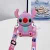 Bolso de Silicona Infantil Nuevo de Dibujos Animados Transfronterizo Bolso de Hombro de Moda Stilwell Bolsa para Guardar Juguetes Bolsa para Auriculares Bolso Cruzado