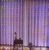 Luzes de Fio Cortina de Gelo LED, Alimentadas por USB com Controle Remoto, 8 Modos de Iluminação, Com Ganchos, Luzes de Fada para Decoração de Fundo de Casamento, Natal, Quarto