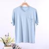 Pijama de Verano para Hombre, Mono, Camiseta de Manga Corta de Modal para Hombre, Ropa de Casa