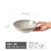 Cuenco de Cerámica Estilo Retro para Uso Doméstico, Vajilla Estilo Japonés, Bol Redondo para Ensalada, Bol Grande al por Mayor para Restaurante y Casa de Huéspedes