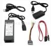Adaptador de linha de unidade fácil USB para IDE/SATA de três portas para disco rígido de 2,5 polegadas/3,5 polegadas