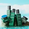 Set de Envases para Productos de Cuidado de la Piel: Botellas de Presión de 40 ml y 100 ml, Botellas Cuadradas para Aceites Esenciales, Botellas para Cremas de 30 g, Botellas de Vidrio Azul