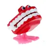 Relógio de Dentes Saltitantes Brinquedo de Corda Dentes Saltitantes Dentes de Fantasma Vampiro Halloween Natal Pequeno Presente Brinquedo de Corda