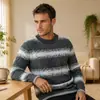 Fábrica de Suéteres de Punto Casual de Moda de Venta Caliente Transfronteriza, Bordado Personalizable, Ropa de Punto para Hombre