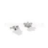 Jiang Ti F136 Clavo de Oreja de Titanio Tridente Cuatro Estrellas Amor Aleación de Titanio G23 Joyería para Perforaciones Corporales Pendientes