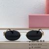 24 Gafas de Sol Ovaladas Retro Exclusivas Transfronterizas de alta calidad Gafas de Sol para Hombre y Mujer Gafas de Sapo Marea Redondas 54zs