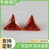 Piedra desnuda de color circonita triángulo zirconia cúbica sintética joyería DIY con piedra al por mayor