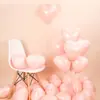 Globos Gruesos de 10 Pulgadas en Forma de Corazón de Colores Macarrón para Centros Comerciales, Bodas y Fiestas; Globos de Látex en Forma de Corazón
