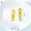 Padrão de Nuvem Ábaco da Sorte Acessórios para Joias DIY Ouro de Areia Vietnamita Vários Designs Cobre Banhado a Ouro Estilo Chinês Retro