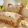 Fundas de almohada de terciopelo de leche, engrosadas para invierno y forradas de forro polar, juego de dos, 48X74cm, funda de almohada para adulto, individual de forro polar coral