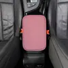 Amazon Explosiones Transfronterizas Almohadilla para Caja de Apoyabrazos Central de Coche de Seda de Hielo Verano Transpirable Cubierta para Caja de Apoyabrazos Central de Coche Alivio