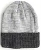 Gorros de Punto con Bloques de Color de Comercio Exterior para Niños, Unisex, Gorros de Punto Versátiles para Otoño e Invierno, Gorros Cálidos para la Cabeza de Cruce de Fronteras, Gorros Holgados, Gorros para Clima Frío