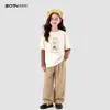 Ropa para Niñas Ropa Infantil Camiseta de Manga Larga Falsa de Dos Piezas 2026 Primavera Nuevos Tops Elegantes para Niños Atuendos de Moda para Primavera y Otoño