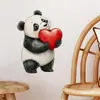 VA-F501 Dia dos Namorados amor panda quarto sala varanda decoração embelezamento adesivos de parede autoadesivo comércio exterior atacado