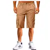 Shorts Casuales de Hombre con Múltiples Bolsillos, Holgados Rectos, Shorts Cargo, Shorts para Fitness al Aire Libre