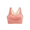 Ropa interior sin costuras para mujer Hebilla delantera Corrección de movimiento cruzado Espalda hermosa Push-up Seno paramario Sujetador sin aro de acero Anti-flacidez Sujetador