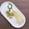 Producto Terminado Brocado Song Caballo Pequeño Llavero del Año del Caballo 2026, Riqueza Instantánea, Colgante de Bolso de Caballo Pequeño de Brocado Song Hecho Completamente a Mano