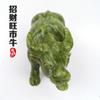 Adornos de Jade Verde Natural, Adornos de Jade del Zodíaco Buey Feng Shui, Jadeware, Sala de Estar, Vitrina de Vinos, Vestíbulo de Entrada, Decoraciones de Oficina