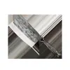 Cuchillo de Carnicero Acero al Manganeso Cuchillo de Cocina Tradicional Acero de Riel Forjado Comercial Cuchillo para Cortar Pollo Pato Ganso Cuchillo para Matar y Filetear Pescado