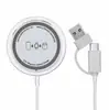 Carregador Sem Fio Magnético Transfronteiriço Magsafe Carregamento Rápido 15W Adequado para Celular Apple Carregamento Sem Fio Carcaça de Liga de Alumínio