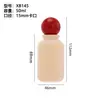 Botellas de Perfume Flocadas en Stock 100ml / Botellas de Vidrio Transparentes Botellas de Perfume Vacías Botellas Pequeñas Recargables Botellas de Vidrio Al Por Mayor con Tapas