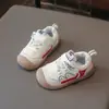 Zapatos para caminar de bebé con suelas blandas, antideslizantes, con cierre de velcro, zapatillas deportivas para niños, nuevo modelo de otoño para niños pequeños de 1 a 3 años, zapatos para niños y niñas