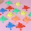 Cor sólida sapo saltando sapo sapo saltando sapo saltando brinquedos educativos infantis clássicos nostálgicos fabricantes masculinos atacado