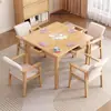 Mesa cuadrada pequeña de madera maciza, mesa cuadrada de los Ocho Inmortales, mesa de comedor sencilla, mesa específicamente para jugar a las cartas, mesa para jugar juegos de mesa, mesa cuadrada