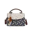 Bolsa de Mão Color Block Estampada de Design Inovador para Comércio Exterior Transfronteiriço, Moderna e Simples, Bolsa de Ombro e Transversal de Grande Capacidade