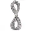 Corda redonda de couro genuíno camada superior de couro corda redonda corda chata cor natural diy artesanato em couro feito à mão materiais acessórios para pulseira joias