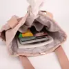 Mochila de Moda de Gran Capacidad, Bolso de Hombro con Cordón para Ocio al Aire Libre y Viajes Cortos, Mochila Simple Versátil para Mujer