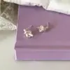Pendientes Trenzados Estilo Coreano y Japonés para Mujer, Nuevos Pendientes Versátiles de Alto Nivel con Diseño Minimalista de Nicho, Pendientes Únicos para Mujer