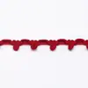 Venta al por mayor del fabricante Pestaña de botón elástica colorida Ropa para vestido Banda elástica en la parte posterior del cuello Hebilla de encaje Hebilla de collar de sombrero extraíble