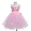 Fornecimento de comércio exterior transfronteiriço flor saia tutu infantil roupas de férias meninas festa flor vestido de fadas sem mangas