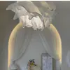 Luminária Pendente de Arte em Papel DIY Estilo Wabi-Sabi Lâmpada Criativa Japonesa em Forma de Nuvem para Quarto Estudo Decoração de Balcão de Bar Lâmpada de Bar