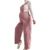 Overol de Pana para Maternidad Estilo Europeo y Americano Transfronterizo con Cintura Alta, Tirantes Ajustables, Overol Jumpsuit de Maternidad para Otoño e Invierno