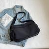 Bolsa de pano simples 2024 nova bolsa feminina casual bolsa de viagem bolsa de ombro de grande capacidade bolsa de lona de cor sólida bolsa de axila